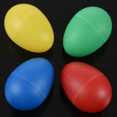 4 Colors Plastic Percussion Musical Egg Maracas Egg Shakers Kids Toys K9U1