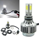 Hot 1X 32W 3000LM COB LED Hi/Lo Beam H4 Motorcycle Headlight Front Light Lamp