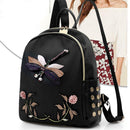 Fall Oxford Cloth Backpack Girls Backpack Animal Print Soft Shoulder Bag A