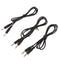3Pcs Audio Converter Cable 3.5mm Mono Jack Male To Male Extension Cable, 1M