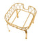 Glass Jar Drink Dispenser Metal Stand Basket Party Tea Wines Holder Golden M