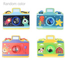 Multi-Prism Effect Cartoon Camera Style Kaleidoscope Paper Card Fun Toys A