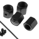 2 Pairs Car Accessories Wheel Tire Valve Stems Cap Dust Cover Anti-theft