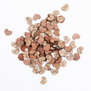 100pcs Wedding Decoration Love Heart Confetti Wooden Weddings Party Plaques F4X2
