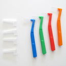 5Pcs L shaped interdental brush toothbrushes soft dental interdental oral car BX