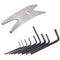 Guitar Multi Spanner Wrench+9Pcs Guitar Bass Neck Bridge Screw Truss Rod Ad