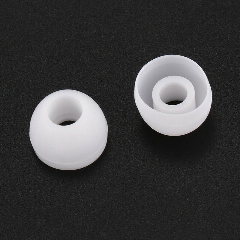 50 Pcs White Earbud Headphone In Ear Buds Tip Cover Replacement E8A4