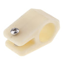 White Nylon Jaw Slide Bimini Top Clamp Fitting Fits 7/8" 22mm Tube/Pipe