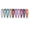 10Pcs/bag Kids girls hair clips glitter hairpins hair barrette metal hairgrip Nw