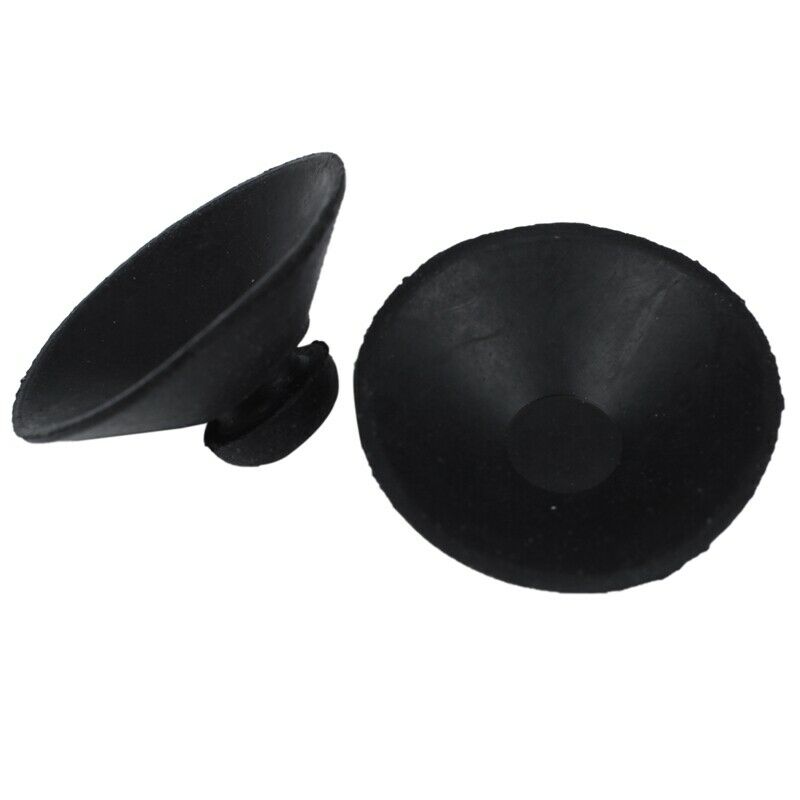 Soft Plastic Aquarium Suction Cup Clip 28mm Diameter 8 Pcs Black M3A1