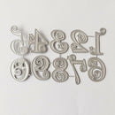 New Numbers Metal Cutting Dies Card Craft Lace Stencil Scrapbooking Embossing
