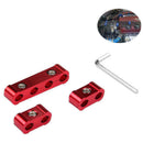 12 x Red Aluminum Engine Spark Plug Wire Separator Divider Organizer Cla GYP
