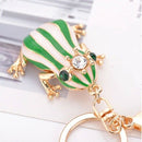 Fashion Holder Car Handbag Green Chic The Prince Jewelry Keyring Keychain K W1X3