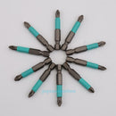 10pcs 50mm Anti-Slip Hex Shank PH2 Cross Head Screwdriver Bits Hand Tools Set