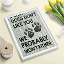 Full Round Drill 5D DIY Diamond Painting Dogs Letters Embroidery Pictures