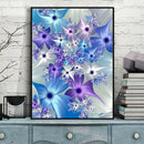 5D Drill DIY Blue Flowers Diamond Painting Art Home Decor Embroidery Kits Cross