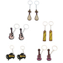2 Pcs Guitar Keychain Key Chain Piano Key Chain Purse Bag Pendant Pipa A