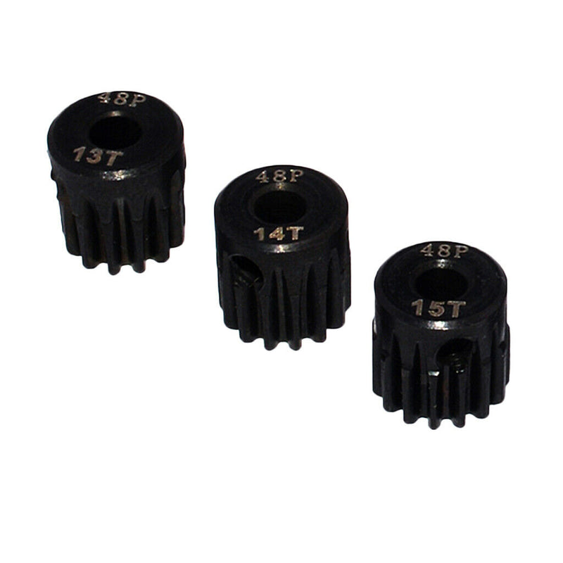 3pcs Gears Motor Gears Without Brush Steel [13T 14T 15T] 48DP RC Car