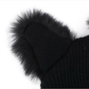 Womens Winter Knitted Beanie Hat Ski Hat Slouch Cap Warm Cute Cat Ears