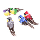 1X Birds Simulation Artificial Feather Doves Feather Park Mall Ornament