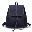 New Canvas Women Backpack Drawstring School Bags For Teenagers Girls Small