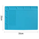 35Cm X 25Cm Watch Repair Work Pad Heat-Resistant Non-Slip Mat Watch Tool fo L9A4