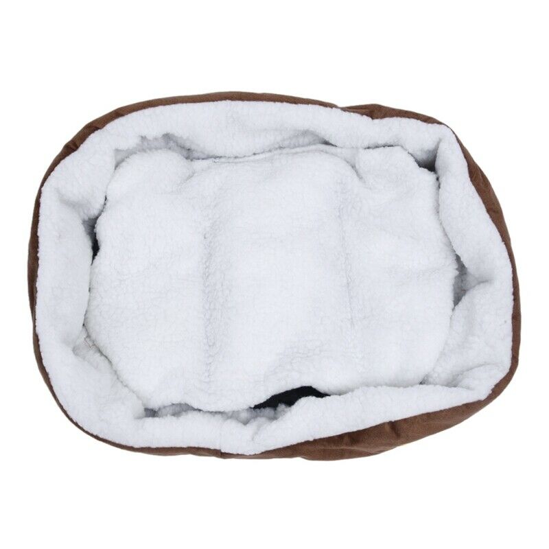 Large Waterproof Warm Soft Fleece Puppy Pet Dog Cat Bed House Basket Nest M