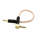 3.5mm Stereo 90 degree Male To Male Car Aux Auxiliary Audio Cable Cord