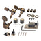 Practical Alloy 3-Strings Cigar Box Guitar Roller Saddle Bridge Musical