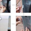 8X /Set Car Door Edge Molding Protection Guards Trim Stripes  Protector AU