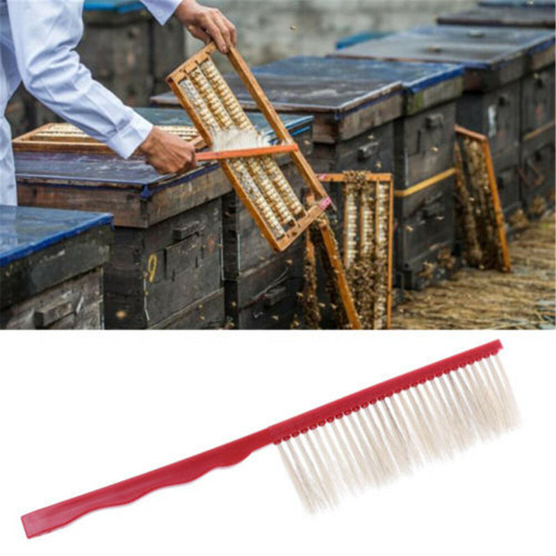 1PC Plastic Sweep Bristle Beekeeping Bee Brush Beekeeper Beehive To B Hn