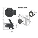 1Pc Ship Deck Hatch Door Lock Door Door Plastic Door Handle Buried Round Ha