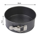 7 Inch Non-stick Coated Round Cake Pan Tray Tin Bakeware Loose Bottom Base
