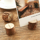 10X Wooden Party Table Number Stand Place Name Card Holder Decoration Decor JR