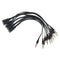 5 Pieces Audio Headphone Mic Splitter Cable Female to 2 Dual Male