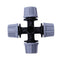 Greenhouse Humidifier Plant Misting Cross Atomizing Nozzle Sprinkler Tee (1