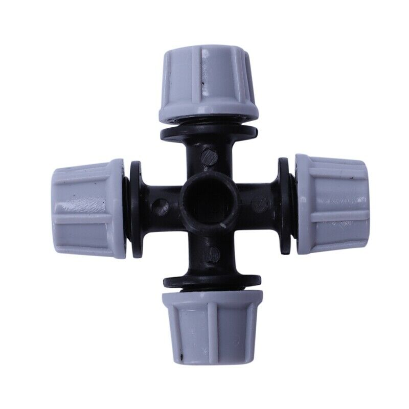 Greenhouse Humidifier Plant Misting Cross Atomizing Nozzle Sprinkler Tee (1