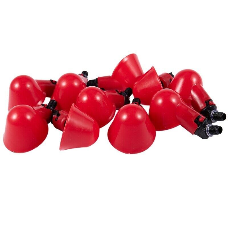10 Pcs Automatic Poultry Water Drinking Cups Drinker Feeder For Livestock C A7L7