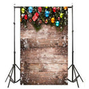 3x5ft Christmas Balloon Retro Vinyl Studio Photo Backdrop Photography Props