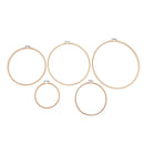 104Pcs Full Range Of Embroidery Starter Kit Cross Stitch Tool Thread Hoop