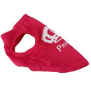 Winter Warm Pattern Dog Clothes Pet Clothing Pink M