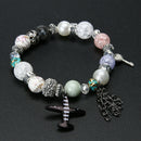 Bohemia Retro Romantic Charms Bracelet Lady Crystal Feather Chic Jewelry