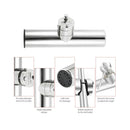 Boat Fishing Rod Holder Clamp-on fit 9-1.7" Rail Adjustable Stainless Steel