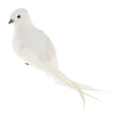 Decorative White Doves Artificial Foam Feather Wedding Deco Pigeon Realistic