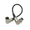Custom Right Angle 90degree XLR Male To Female Microphone Audio Cable Patch
