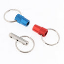 4 X Quick Release Keychain with Three Heavy Duty Split Rings Key Accessories