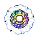 3W LED Crystal Lotus Ceiling Light Pendant Flush Lamp Main Warm Light Auxil