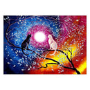 5D DIY Full Drill Diamond Painting Cats Tree Cross Stitch Embroidery Kit