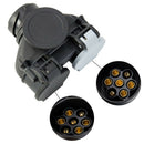 13pin To 7pin Wiring Socket Towing Plug Conversion Adapter Lead Tool Car Trailer