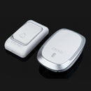 Cacazi Wireless Doorbell Dc Battery Operated Control Button 200M Remote Led D8O5